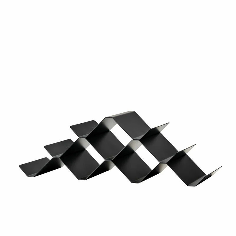 Zone Denmark Weinregal Rocks, Falschenregal, Wein Regal, Metall, Black, L 51.3 cm, 26657