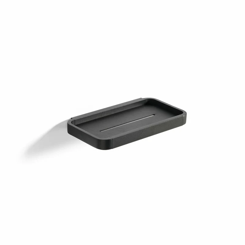Zone Denmark Duschregal Rim, Duschablage, Badregal, Aluminium, Black, 22 x 11 x 2 cm, 14635