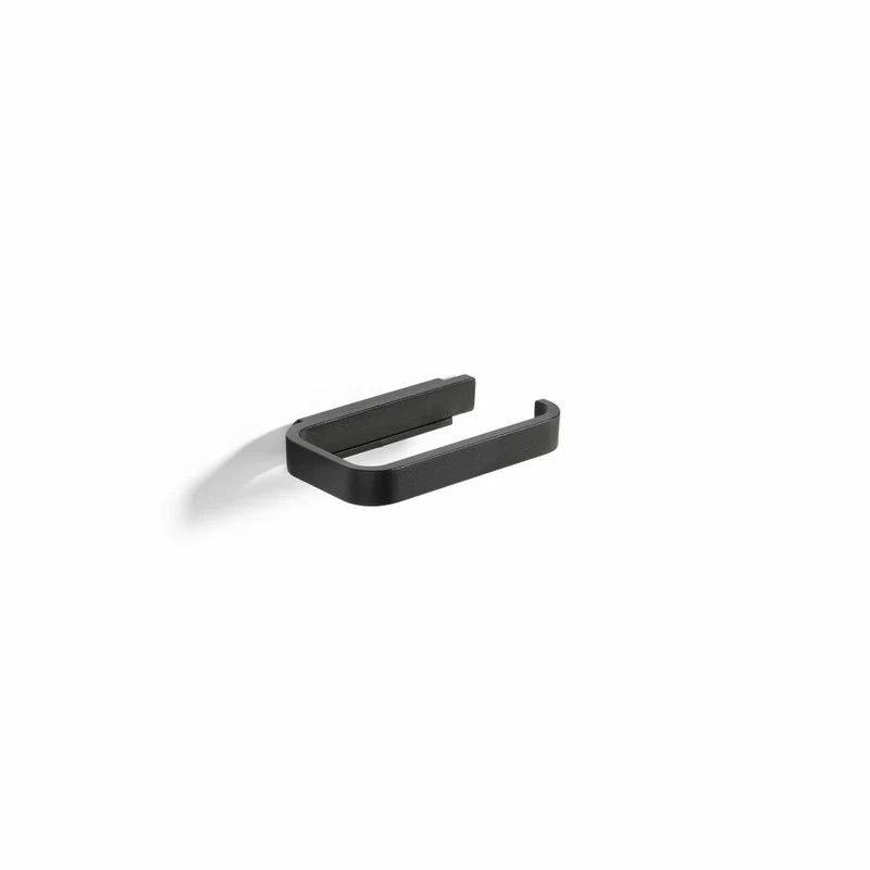 Zone Denmark Halter für Toilettenpapier Rim, Toilettenpapierhalter, Klorollenhalter, Aluminium, Black, 14637