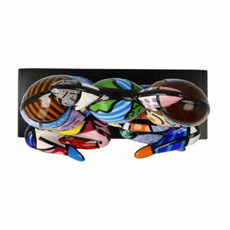 Goebel Figur Romero Britto Children of the World, Dekofigur, Dekoration, Porzellan, 66453251