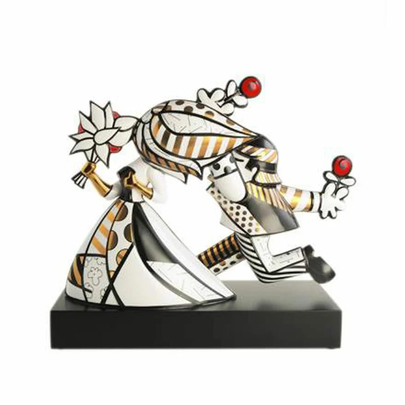 Goebel Figur Romero Britto Golden Follow Me, Dekofigur, Dekoration, Porzellan, 66453271