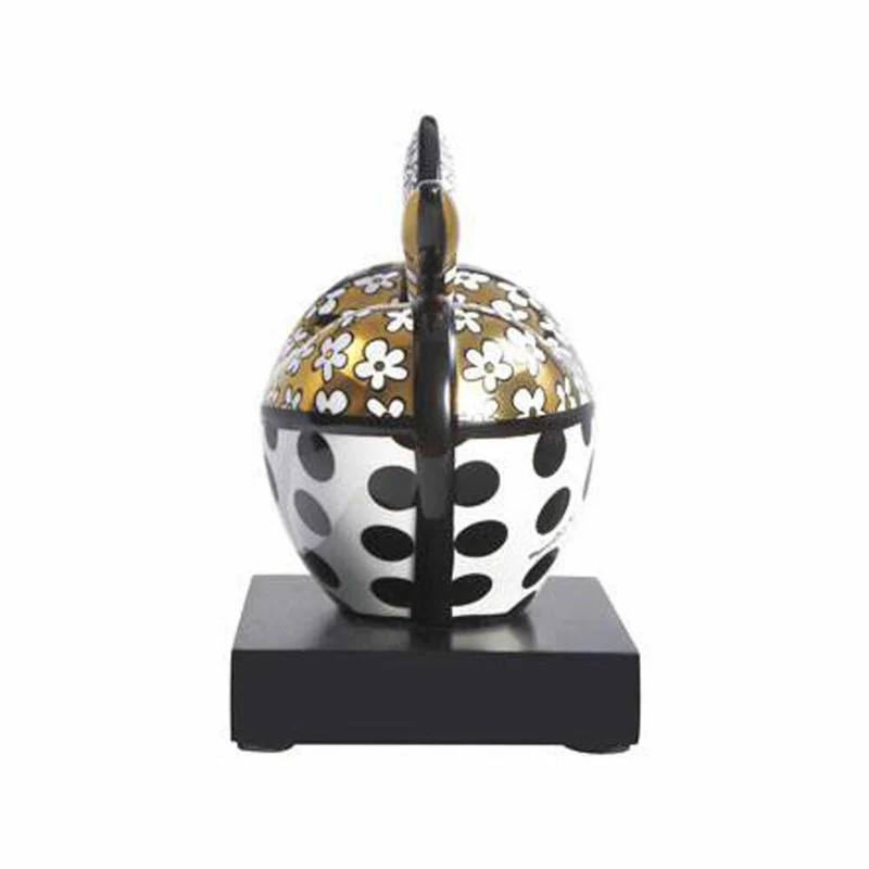 Goebel Figur Romero Britto Golden Big Apple, Dekofigur, Dekoration, Porzellan, 66453301