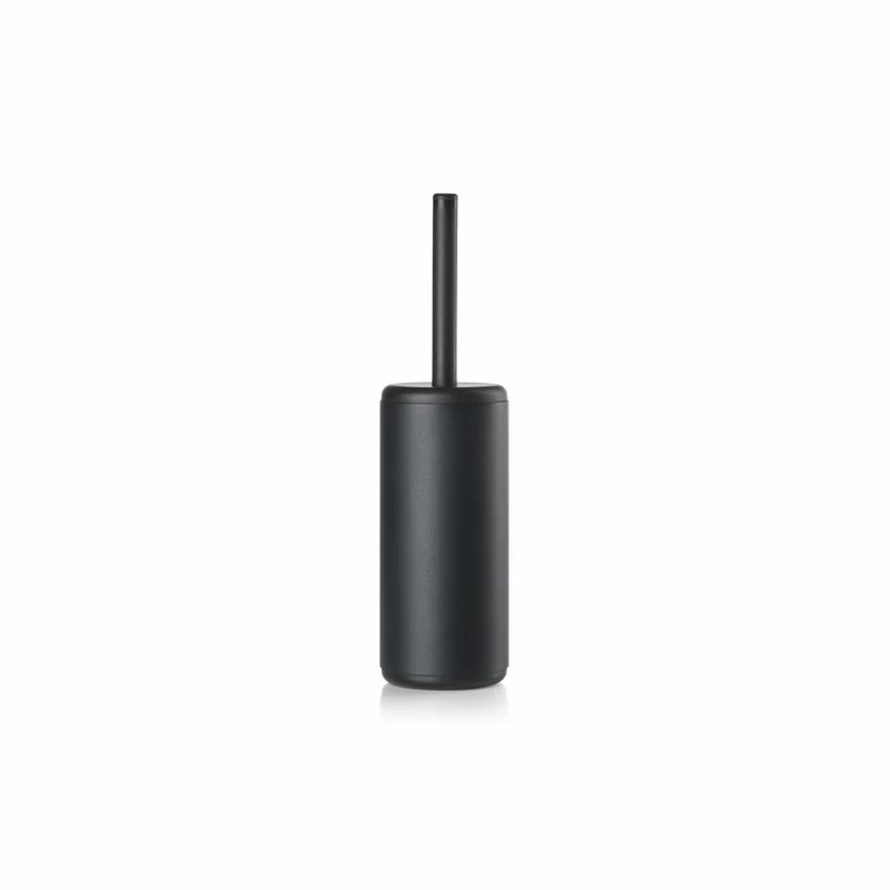 Zone Denmark Toilettenbürste Rim, Toilettenbürstengarnitur, WC-Garnitur, Klobürste, Aluminium / ABS, Black, 14644