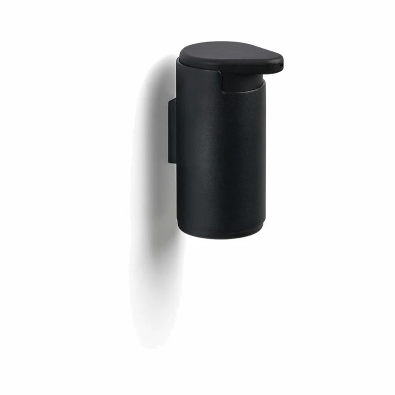 Zone Denmark Seifenspender Rim, mit Wandhalterung, Seifendosierer, Dosierspender, Aluminium / ABS, Black, 200 ml, 14645