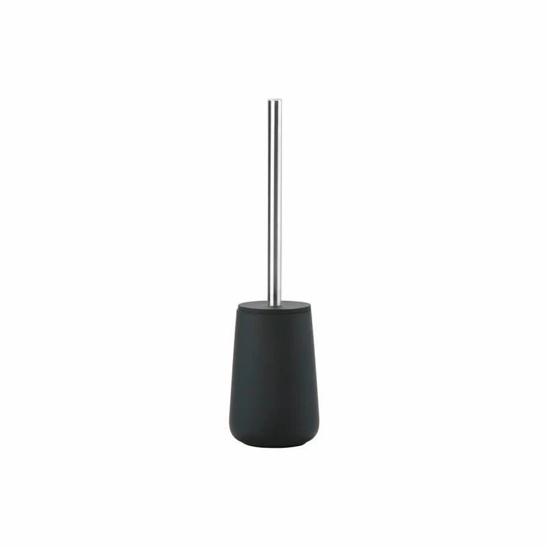 Zone Denmark Toilettenbürste Nova, Toilettenbürstengarnitur, WC-Garnitur, Klobürste, Porzellan, Black, 330100