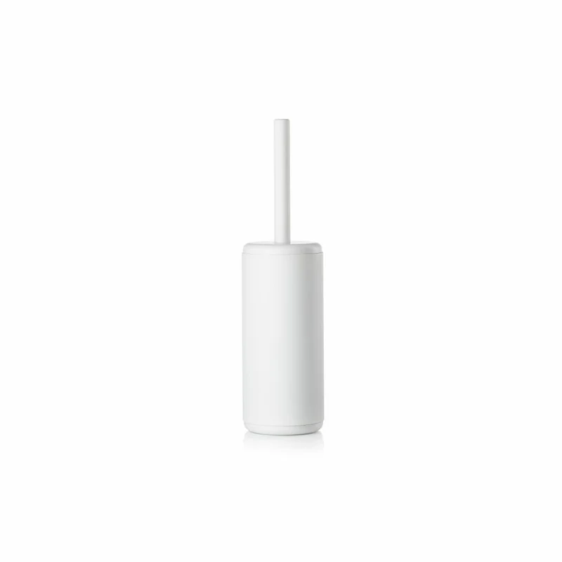Zone Denmark Toilettenbürste Rim, Toilettenbürstengarnitur, WC-Garnitur, Klobürste, Aluminium / ABS, White, 14480