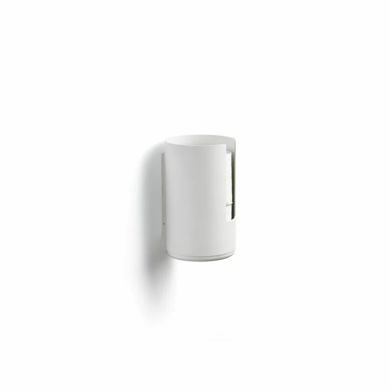 Zone Denmark Toilettenpapieraufbewarung für Wand Rim, Toilettenpapierhalter, Aluminium, White, H 21 cm, 14488