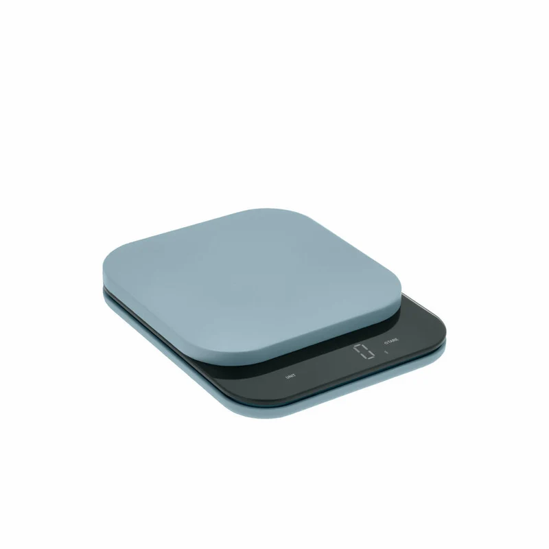 Rosti Küchenwaage Mensura, Grammwaage, ABS-Kunststoff, Dusty Blue, bis 10 kg, 25685