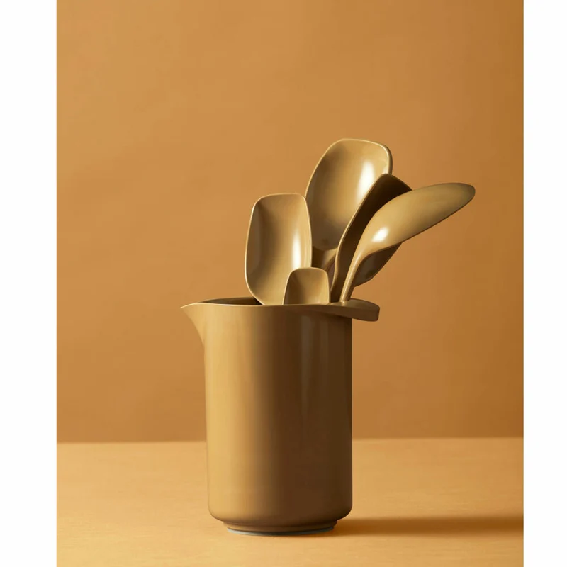 Rosti Teigschaber Classic S, Spachtel, Melamin, Silikon, Curry, 20 cm, 23736