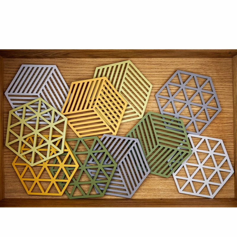 Zone Denmark Untersetzer Triangles, Glasuntersetzer, Getränkeuntersetzer, Silikon, Lilac, 24362