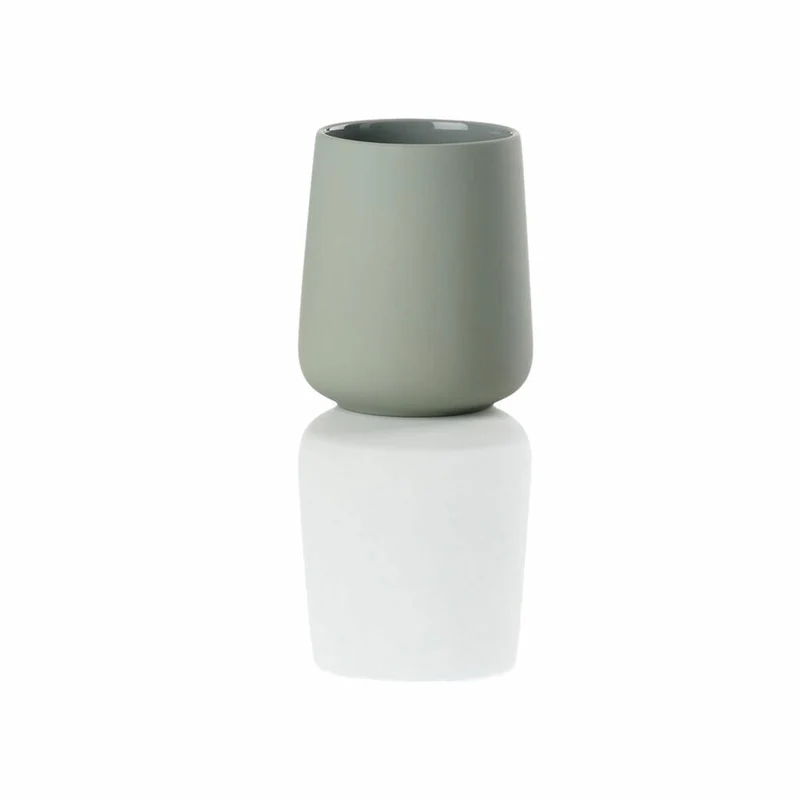Zone Denmark Zahnbürstenbecher Nova One, Zahnputzbecher, Steinzeug, Matcha Green, H 10 cm, 15249