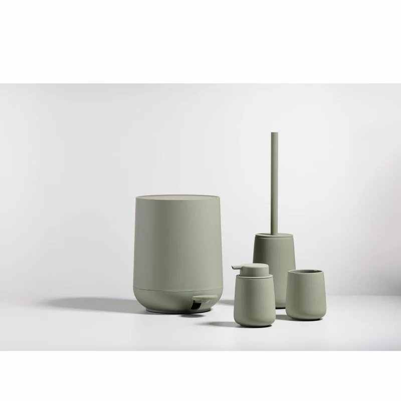 Zone Denmark Zahnbürstenbecher Nova One, Zahnputzbecher, Steinzeug, Matcha Green, H 10 cm, 15249