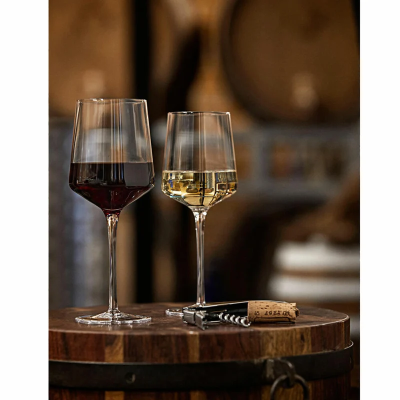 Zone Denmark Rotweinglas Rocks, 2er Set, Rotwein Glas, Weinglas, Kristallglas, 400 ml, 24439