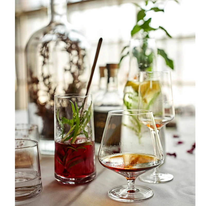 Zone Denmark Cognacglas Rocks, 2er Set, Cognac Schwenker, Brandy Glas, Kristallglas, 450 ml, 24575