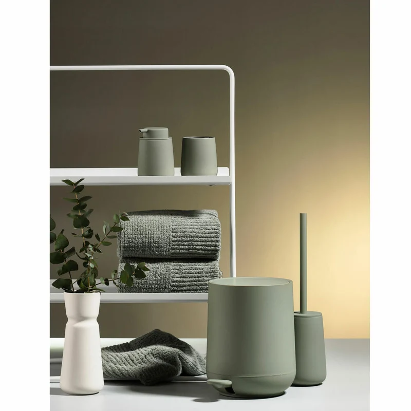 Zone Denmark Handtuch Classic, Badetuch, Duschtuch, Baumwolle, Matcha Green, 100 x 50 cm, 15360