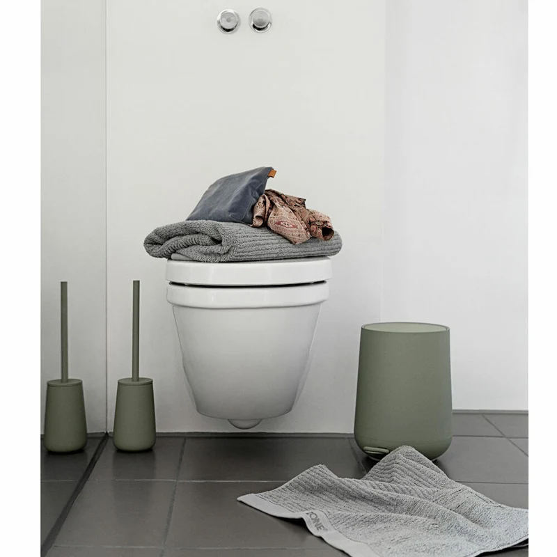 Zone Denmark Badehandtuch Classic, Duschtuch, Badetuch, Strandtuch, Handtuch, Baumwolle, Matcha Green, 140 x 70 cm, 15361