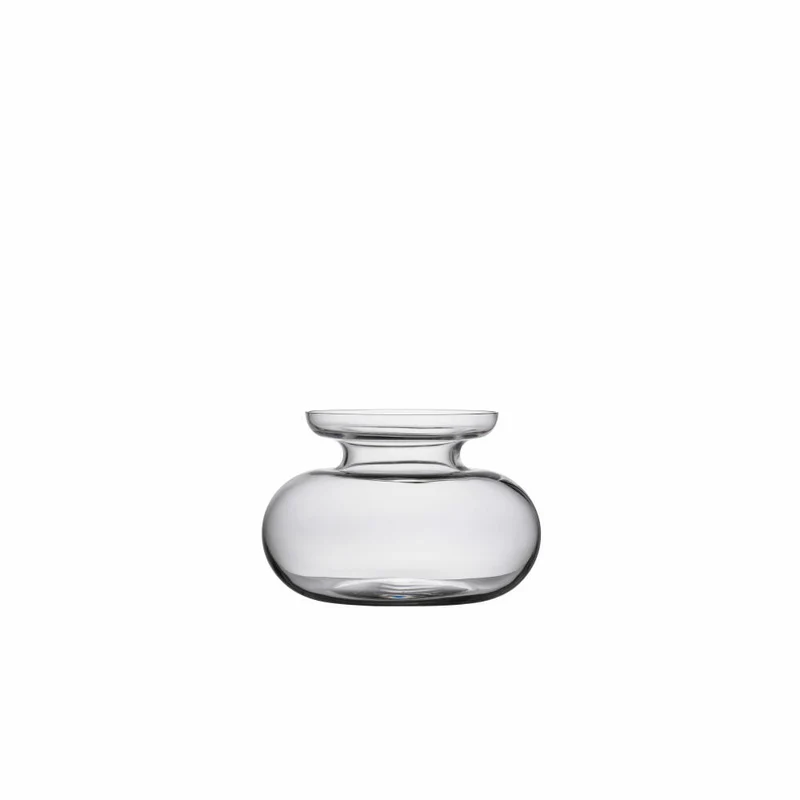 Zone Denmark Vase Inu, Tischvase, Dekovase, Mundgeblasenes Glas, Pure Clear, H 33 cm, 25942