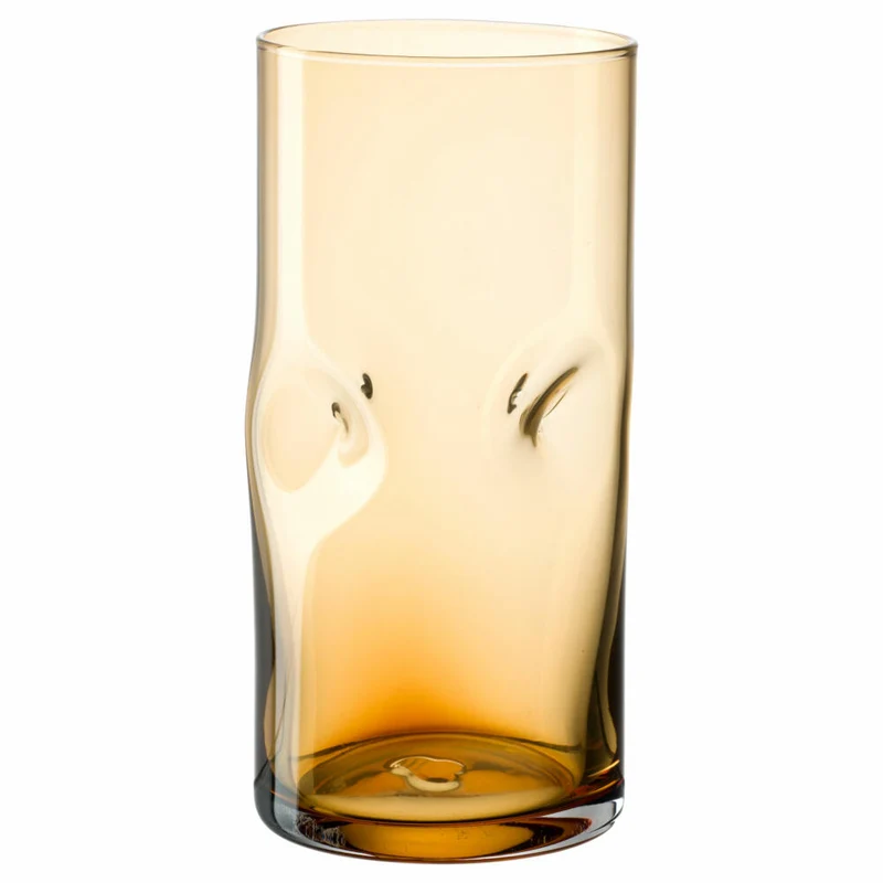 Leonardo Trinkglas Vesuvio, Trinkbecher, Kalk-Natron-Glas, Amber, 330 ml, 077376