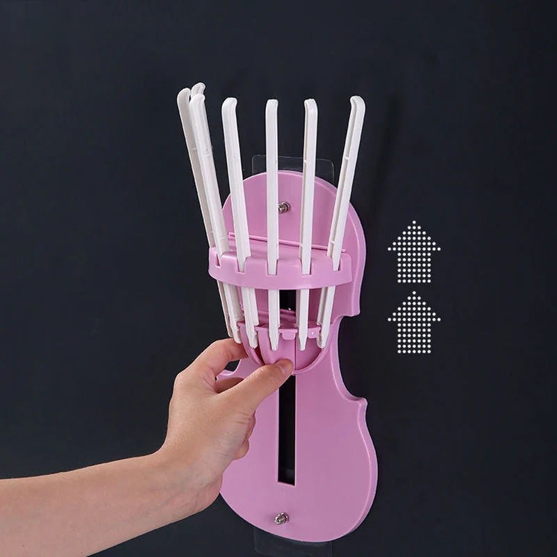 Wall-mounted Retractable Flexible Hanger