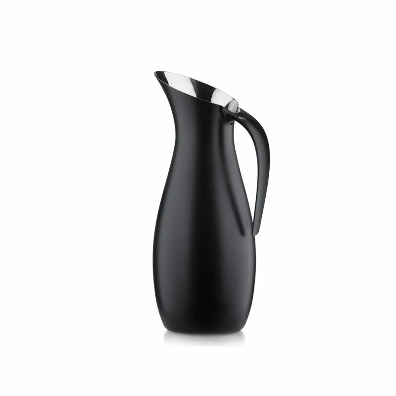 Zone Denmark Kanne Rocks, Karaffe, Dekanter, Wasserkanne, Weinkaraffe, Stahl, Black, 1.7 L, 11817