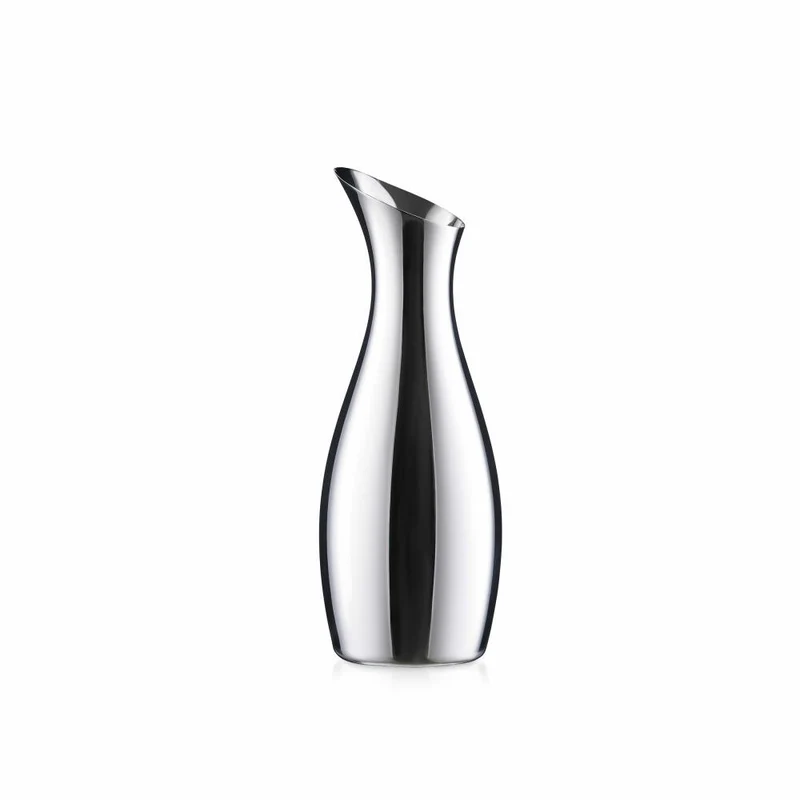 Zone Denmark Kanne Rocks, Karaffe, Dekanter, Wasserkanne, Weinkaraffe, Stahl, Silber, 1 L, 11818