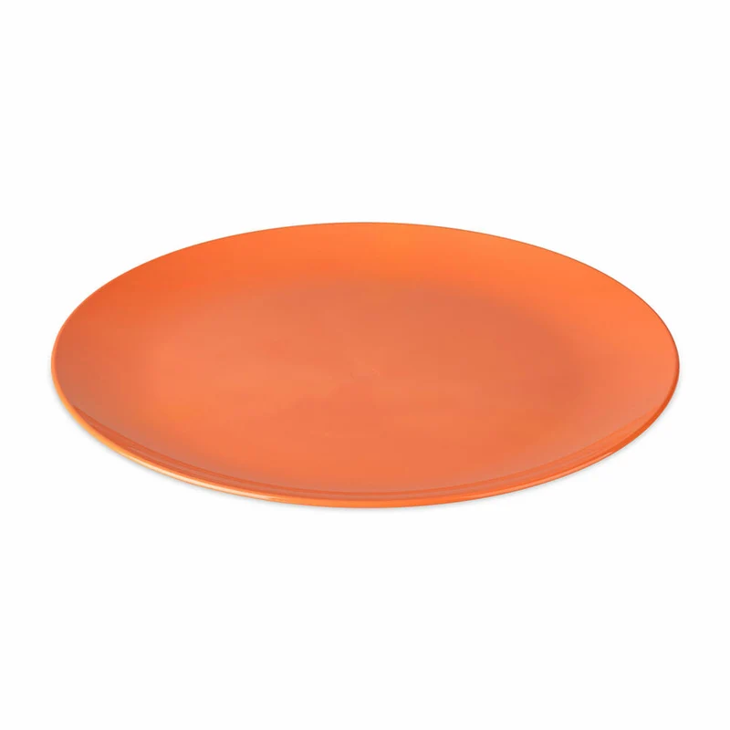 Koziol Teller Nora Plate M, Speiseteller, Kunststoff, Strong Coral, 26.4 cm, 8066725