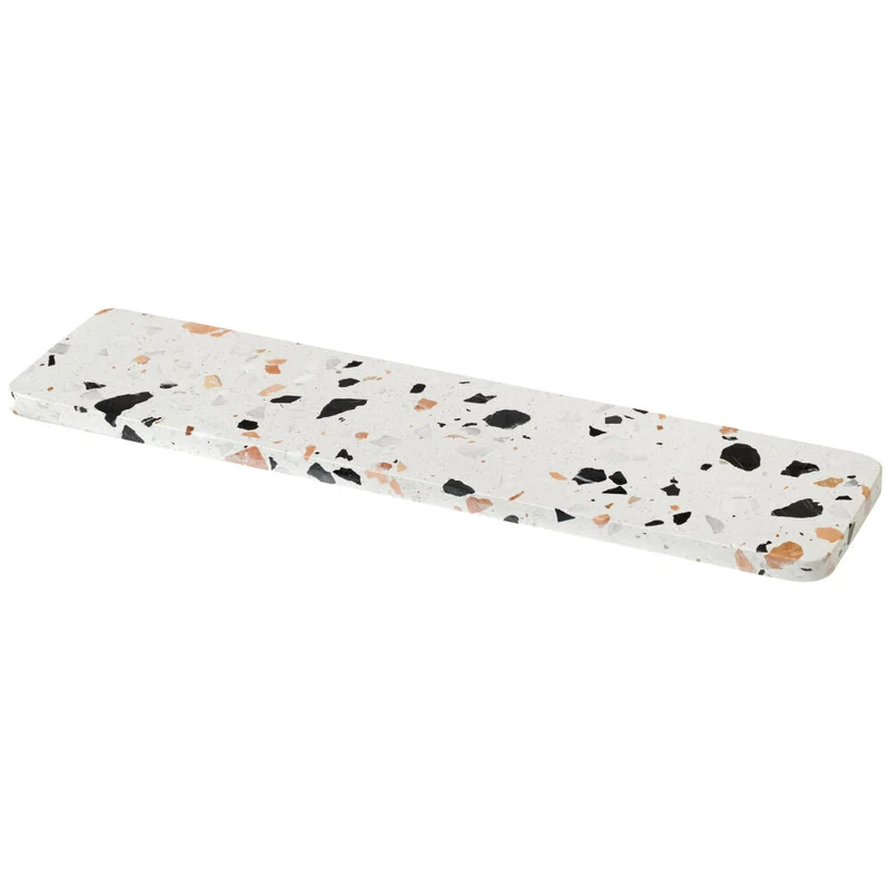 RIG-TIG Servierplatte Serve-It, Terrazzo, White Terrazzo, L 40 cm, Z00181