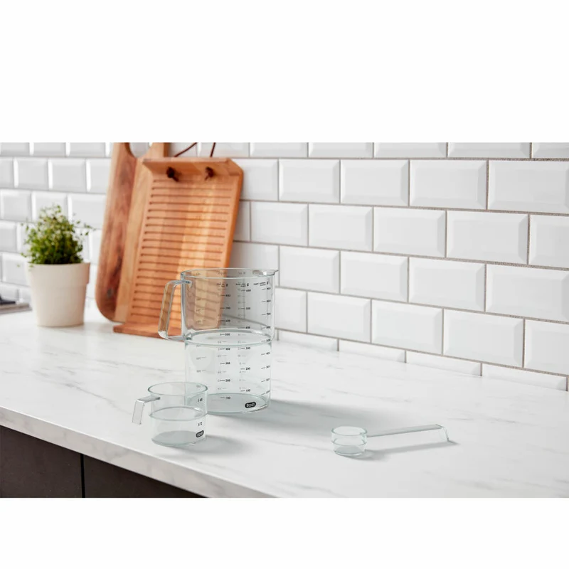 Rosti Deziliter-Messbecher Mensura, Abmessbecher, SAN-Kunststoff, Klar, 100 ml, 25291