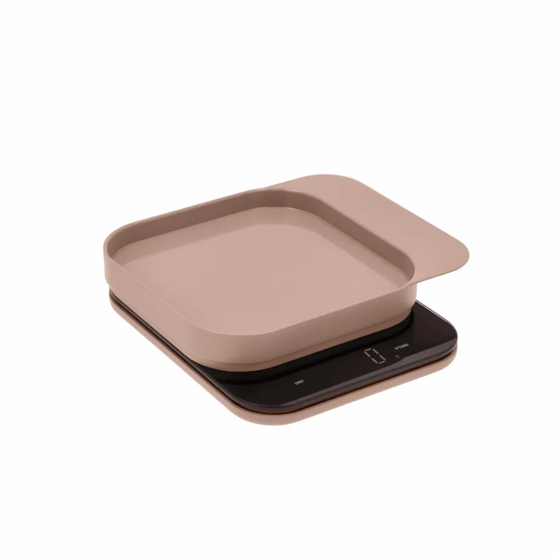 Rosti Küchenwaage Mensura, Grammwaage, ABS-Kunststoff, Humus, bis 10 kg, 25683
