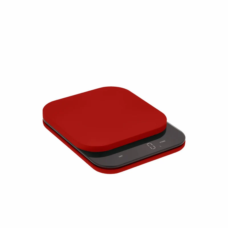 Rosti Küchenwaage Mensura, Grammwaage, ABS-Kunststoff, Rot, bis 10 kg, 25678