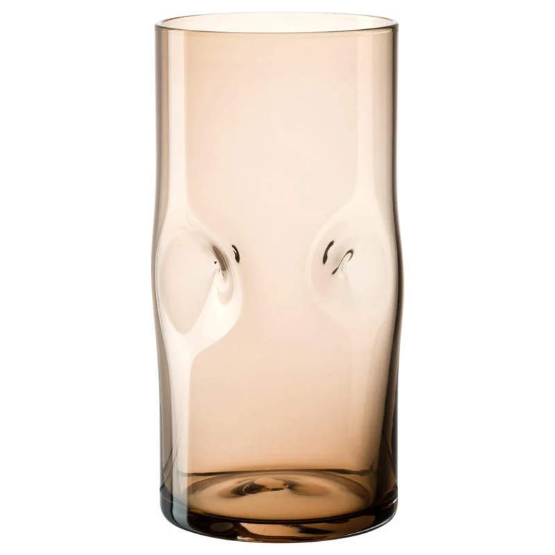 Leonardo Trinkglas Vesuvio, Trinkbecher, Kalk-Natron-Glas, Braun, 330 ml, 077377