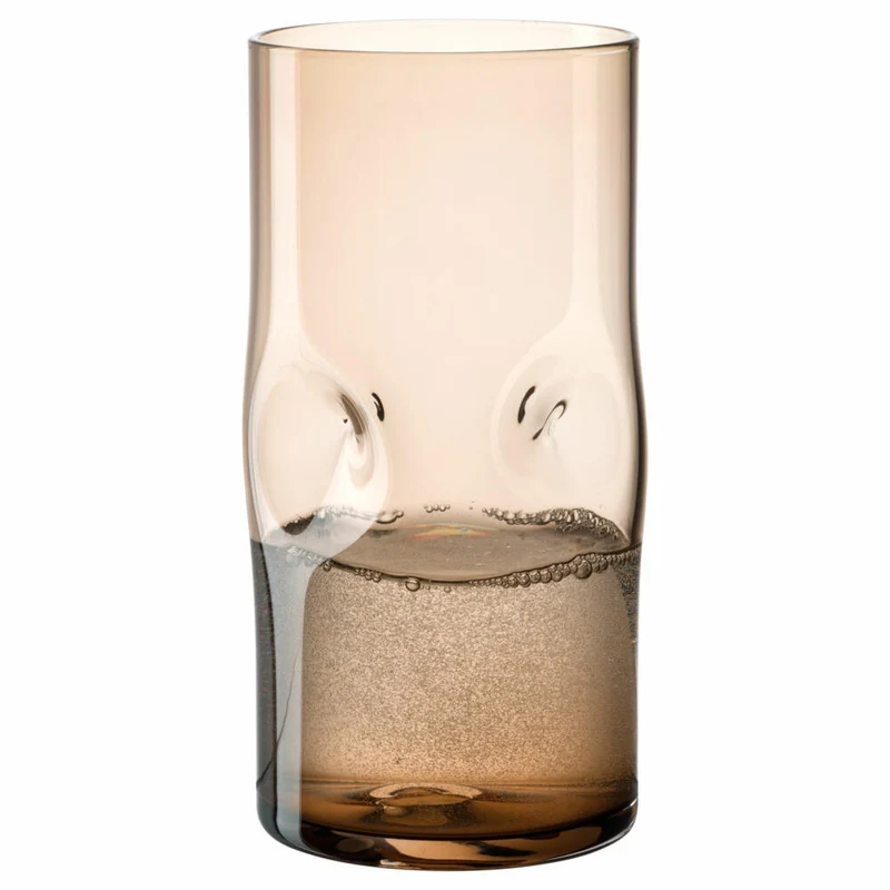 Leonardo Trinkglas Vesuvio, Trinkbecher, Kalk-Natron-Glas, Braun, 330 ml, 077377