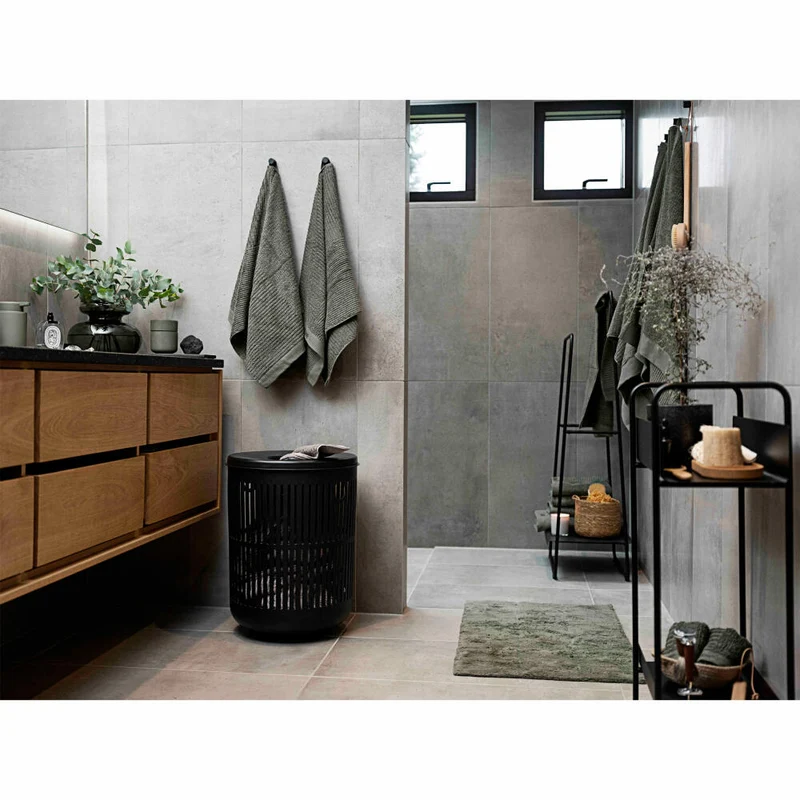 Zone Denmark Badehandtuch Classic, Duschtuch, Badetuch, Strandtuch, Handtuch, Baumwolle, Olive Green, 140 x 70 cm, 26441