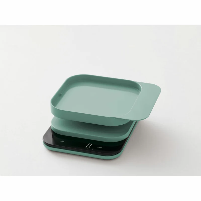 Rosti Küchenwaage Mensura, Grammwaage, ABS-Kunststoff, Nordic Green, bis 10 kg, 25686