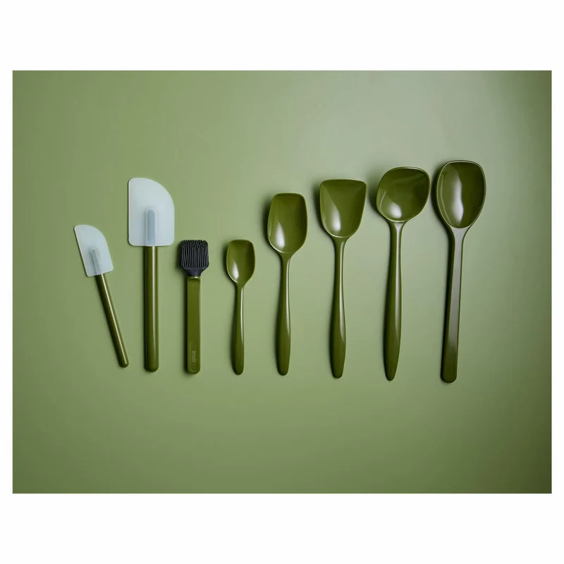 Rosti Backpinsel Classic, Küchenpinsel, Melamin, Silikon, Olive, 17 cm, 23796