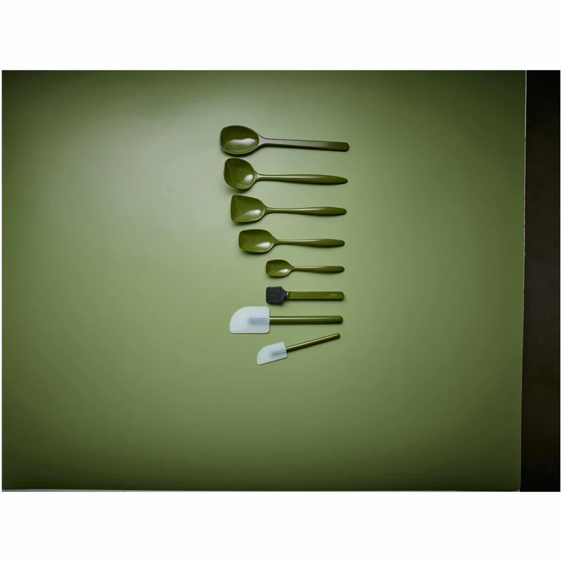 Rosti Backpinsel Classic, Küchenpinsel, Melamin, Silikon, Olive, 17 cm, 23796