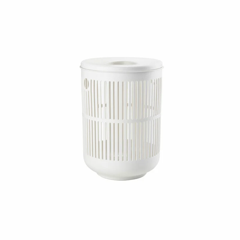 Zone Denmark Wäschekorb Ume, Wäschebox, Wäschetruhe, Wäschesammler, Kunststoff, White, 60 L, 26525