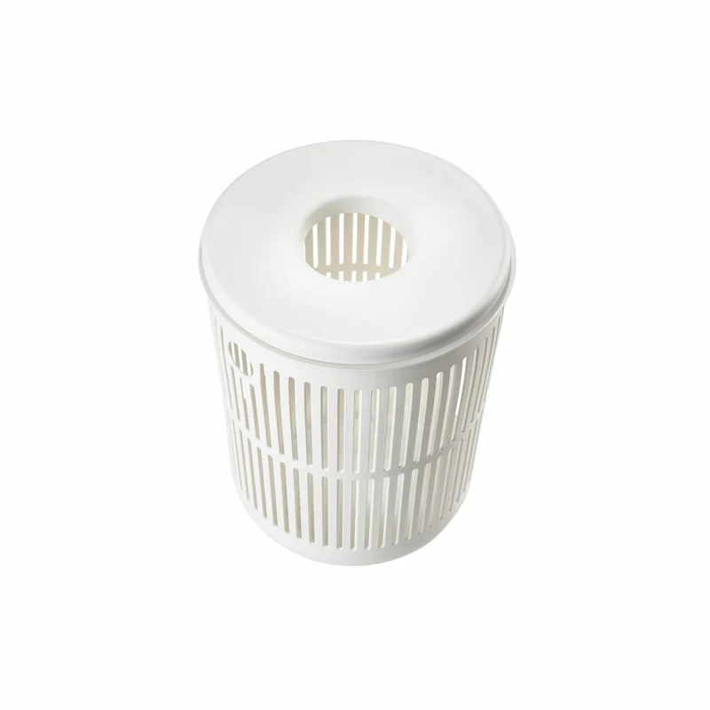 Zone Denmark Wäschekorb Ume, Wäschebox, Wäschetruhe, Wäschesammler, Kunststoff, White, 60 L, 26525