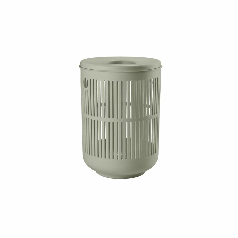 Zone Denmark Wäschekorb Ume, Wäschebox, Wäschetruhe, Wäschesammler, Kunststoff, Eucalyptus, 60 L, 26528