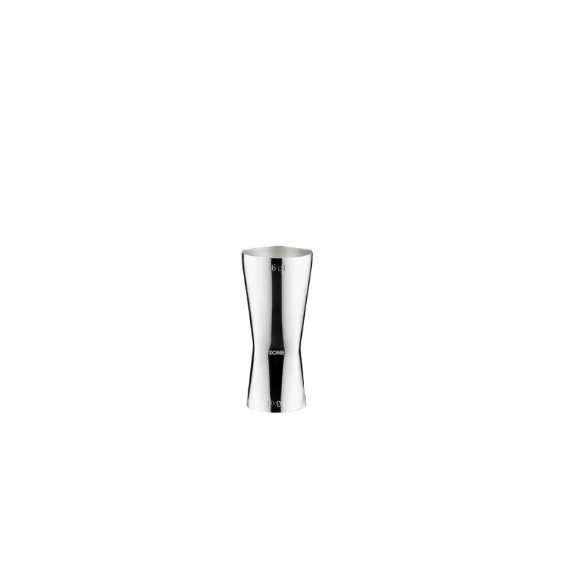 Zone Denmark Barmaß Rocks, Messbecher, Barmaß, Bazubehör, Stahl, Polished Steel, 3 / 6 cl, 26563