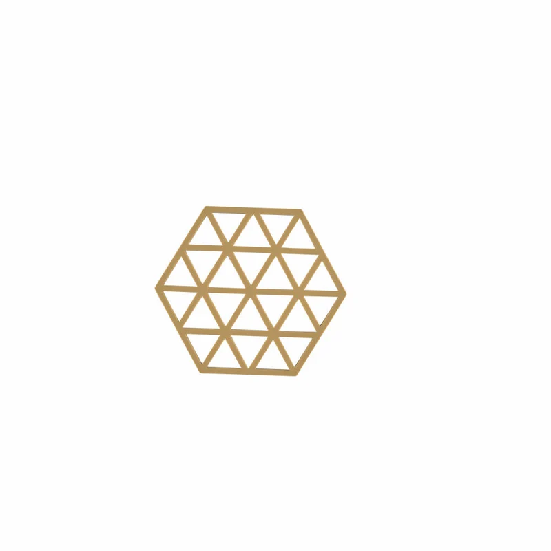 Zone Denmark Untersetzer Triangles, Glasuntersetzer, Getränkeuntersetzer, Silikon, Khaki, 12428