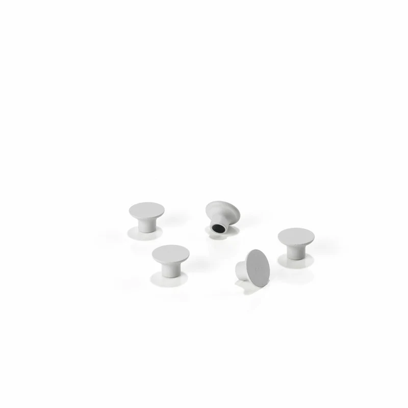 Zone Denmark Magnet A-bulletin board, 5er Set, für Pinnwand, Magnete, Aluminium, Soft Grey, 12786