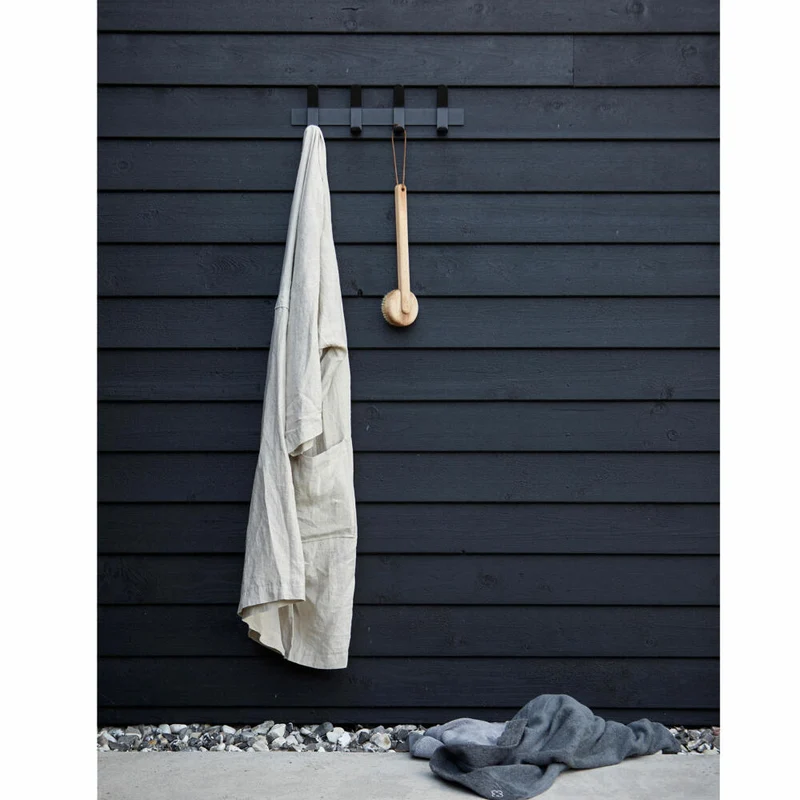 Zone Denmark Spa-Handtuch Inu, Badetuch, Saunatuch, Baumwolle, Grey, 140 x 70 cm, 13040