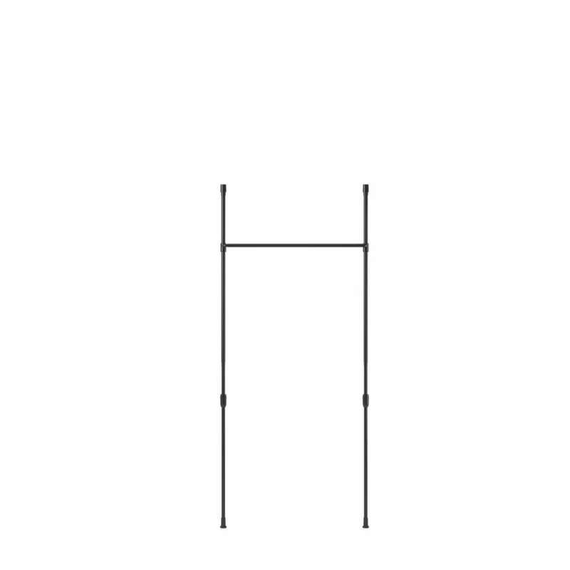 Umbra Teleskop-Vorhangstange und Raumteiler Anywhere Rod, Schwarz Matt, 91-167 x 213-304 cm, 1012718-038