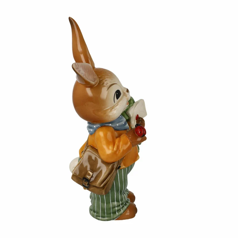 Goebel Figur Hase - Mit guten Wünschen, Ostern, Steingut, Bunt, 24 cm, 66845641