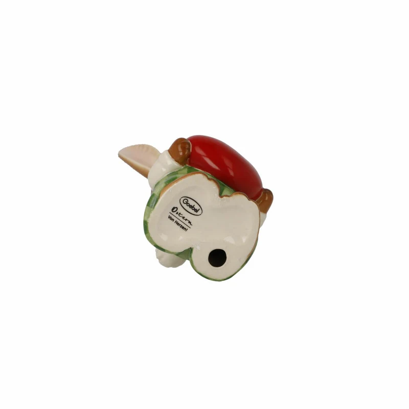 Goebel Figur Hase - Von Herzen!, Ostern, Steingut, Bunt, 12 cm, 66845821