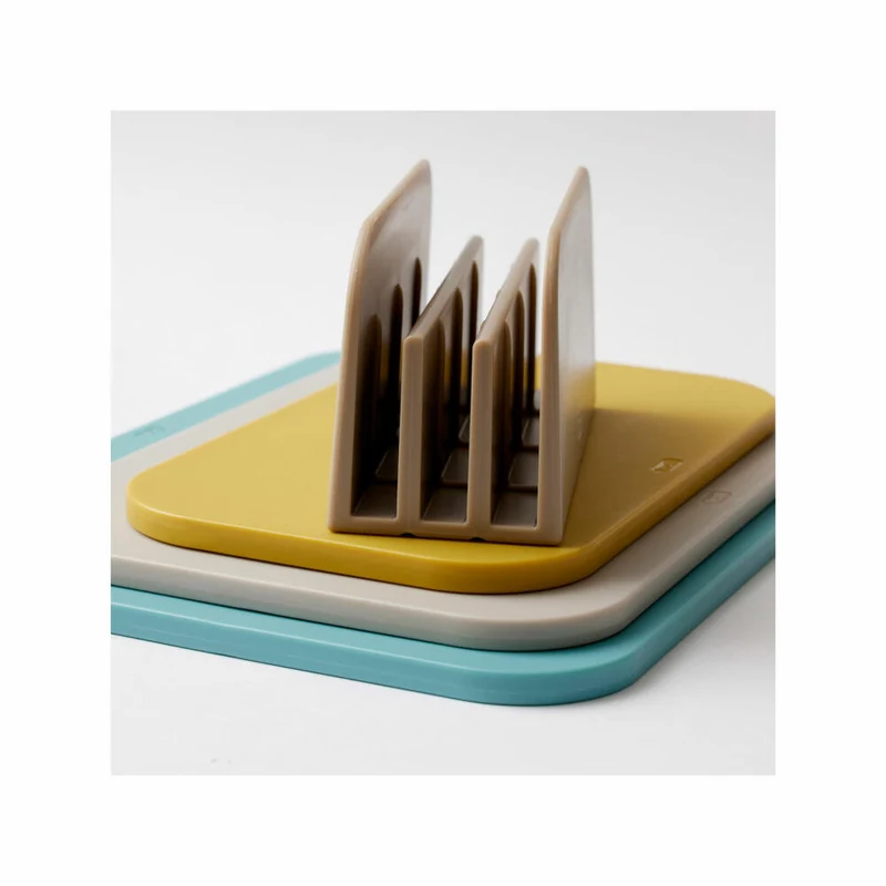 Rosti Schneidebrett-Set Choptima 4-tlg., Schneidunterlage, PE-Kunststoff, Ocean, 27825