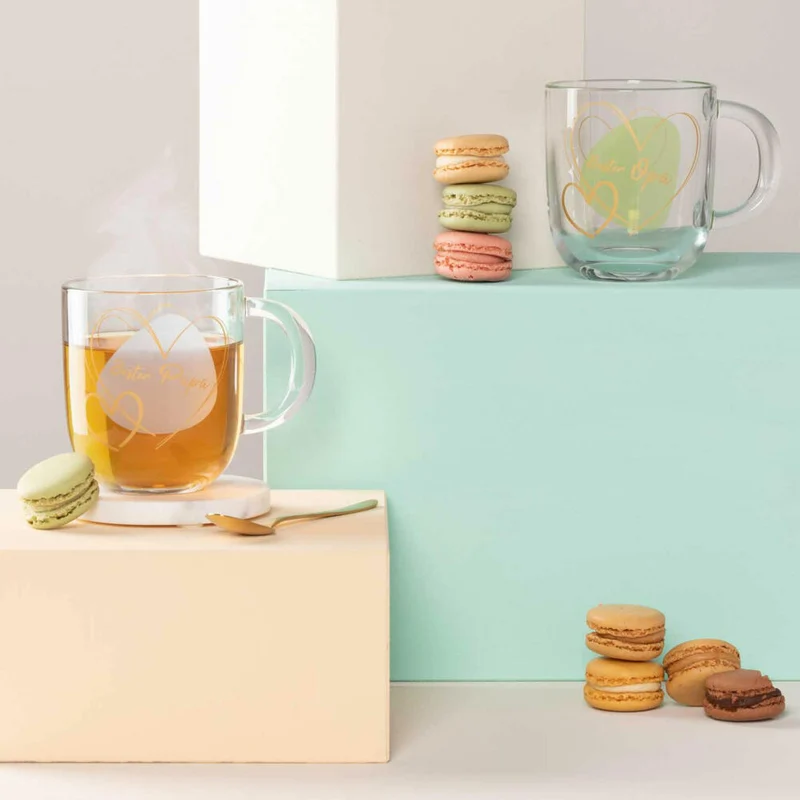 Leonardo Tasse Emozione Bester Opa, Henkelbecher, Kalk-Natron-Glas, Grün, 400 ml, 033227