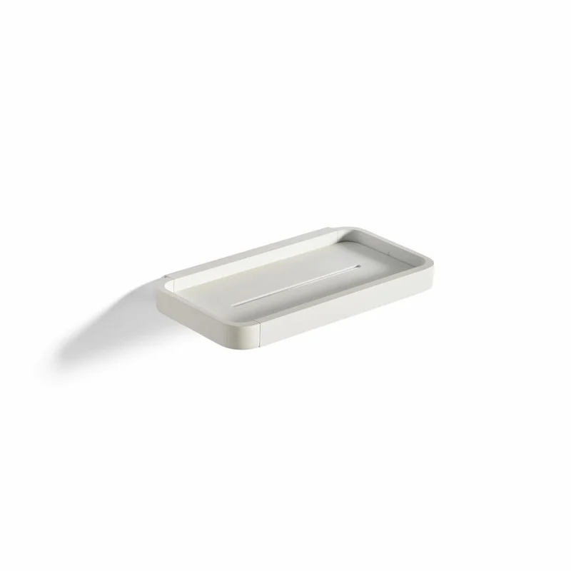 Zone Denmark Duschregal Rim, Duschablage, Badregal, Aluminium, White, 22 x 11 x 2 cm, 14467