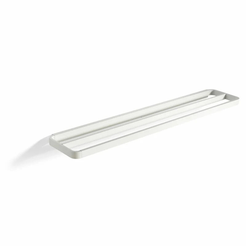Zone Denmark Handtuchhalter Doppel Rim, Handtuchstange, Aluminium, White, 70 x 12.5 cm, 14474